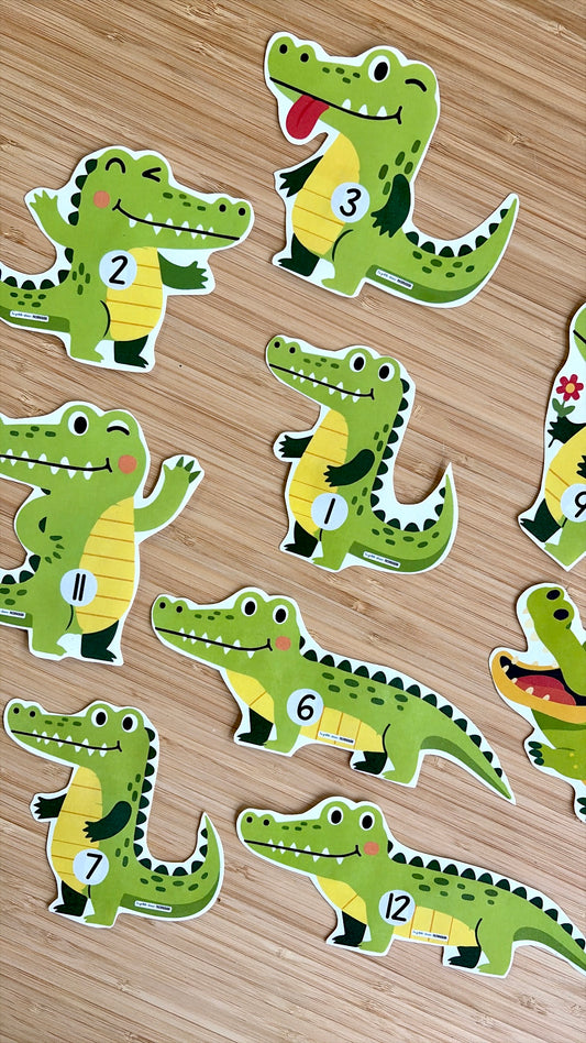 Crocodiles numérotés - Pirates et océan