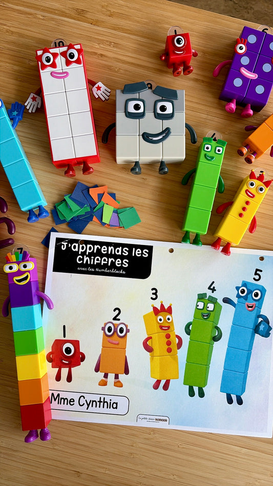 Cahier d'activités - Numberblock 1-10