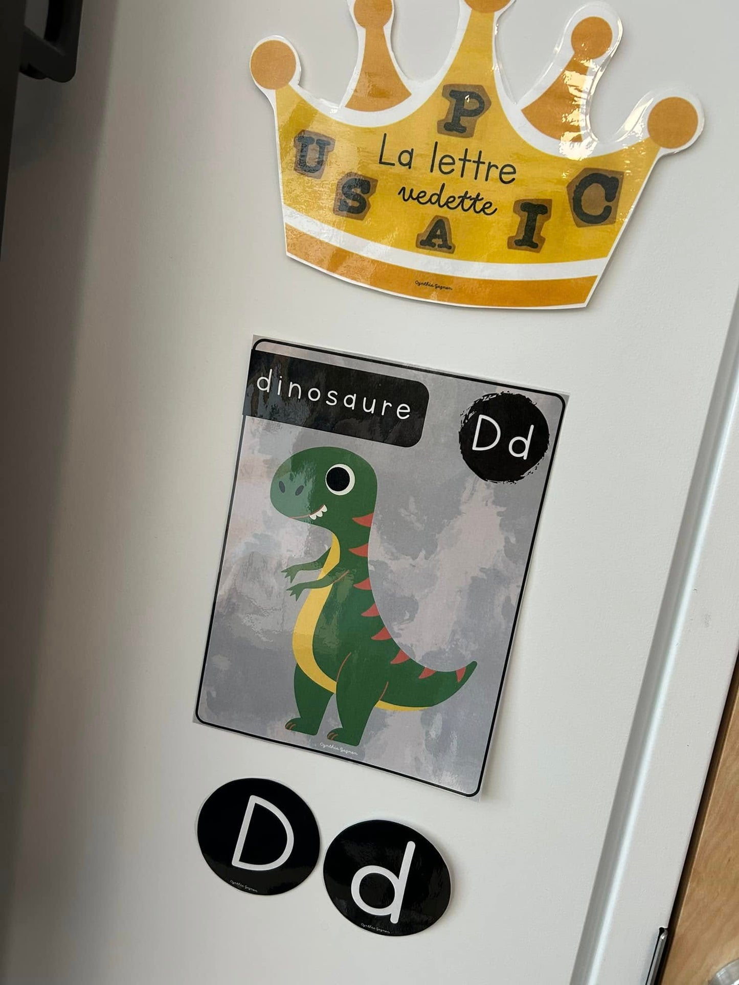 Lettre Dd - Dinosaure