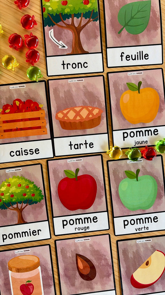 Mots imagés - Les pommes