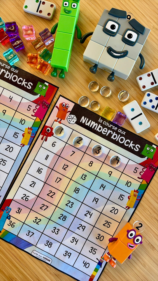 La course aux numberblocks