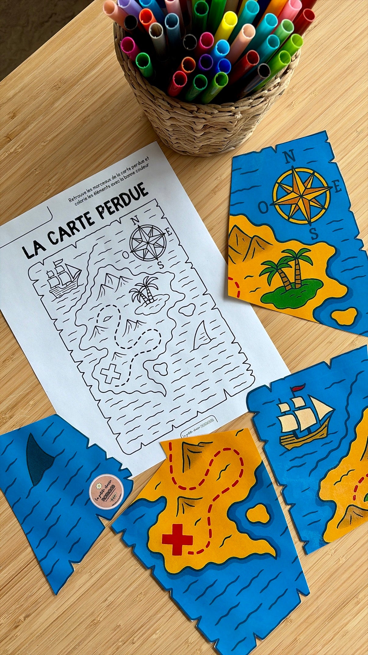 La carte perdue - Pirates et océan