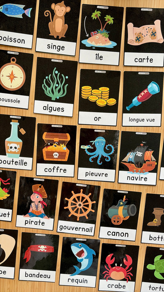Mots imagés - Pirates et océan