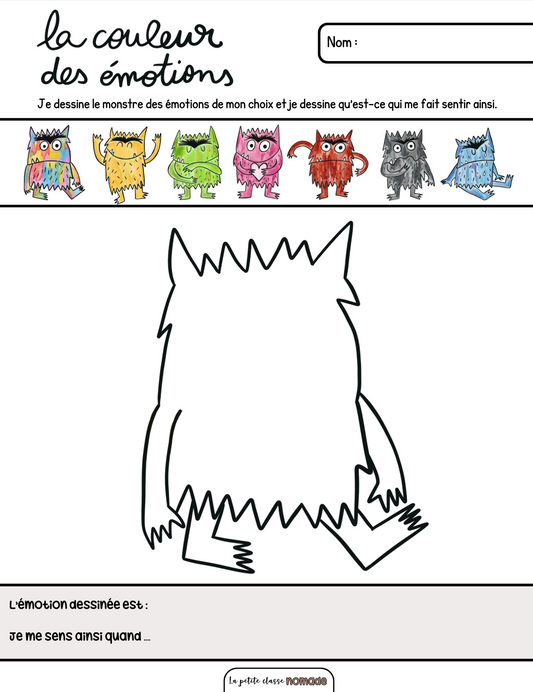 Dessine la couleur des émotions