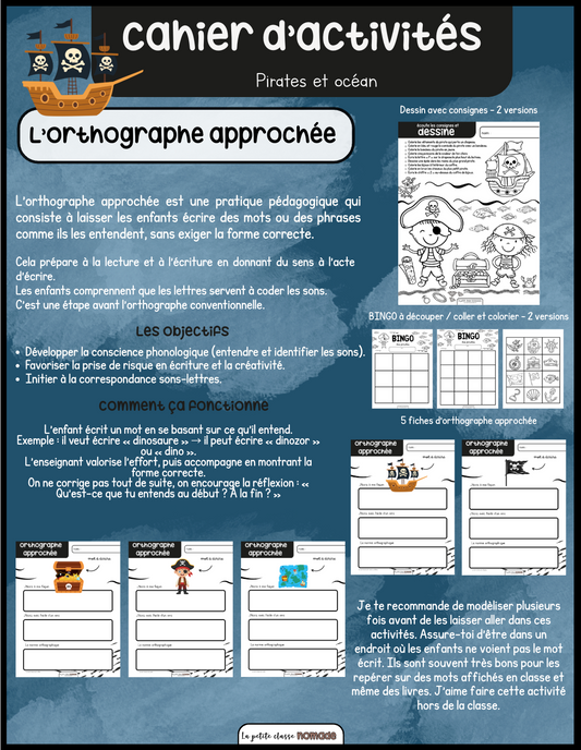 Cahier d'activités - Pirates et océan