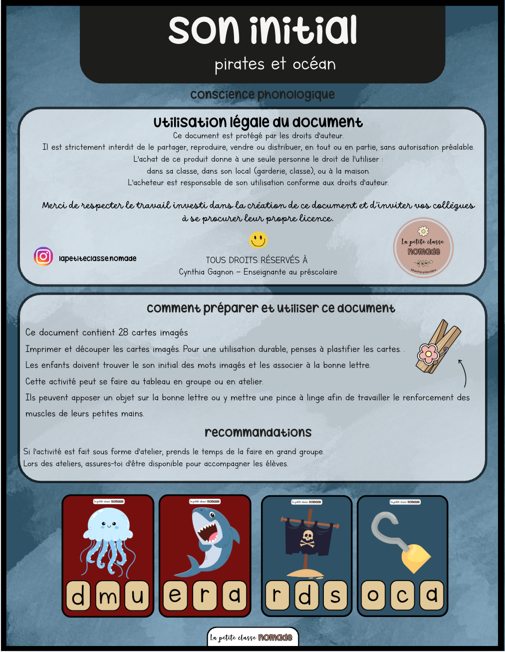 Atelier - Son initial - Pirates et océan