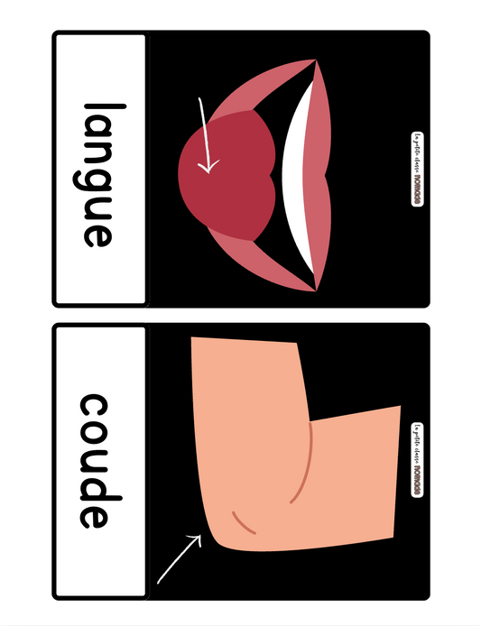 Mots imagés - GRANDS - Santé et corps humain