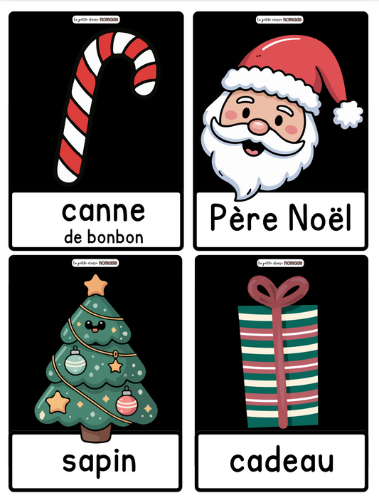 Mots imagés Noël - Petits