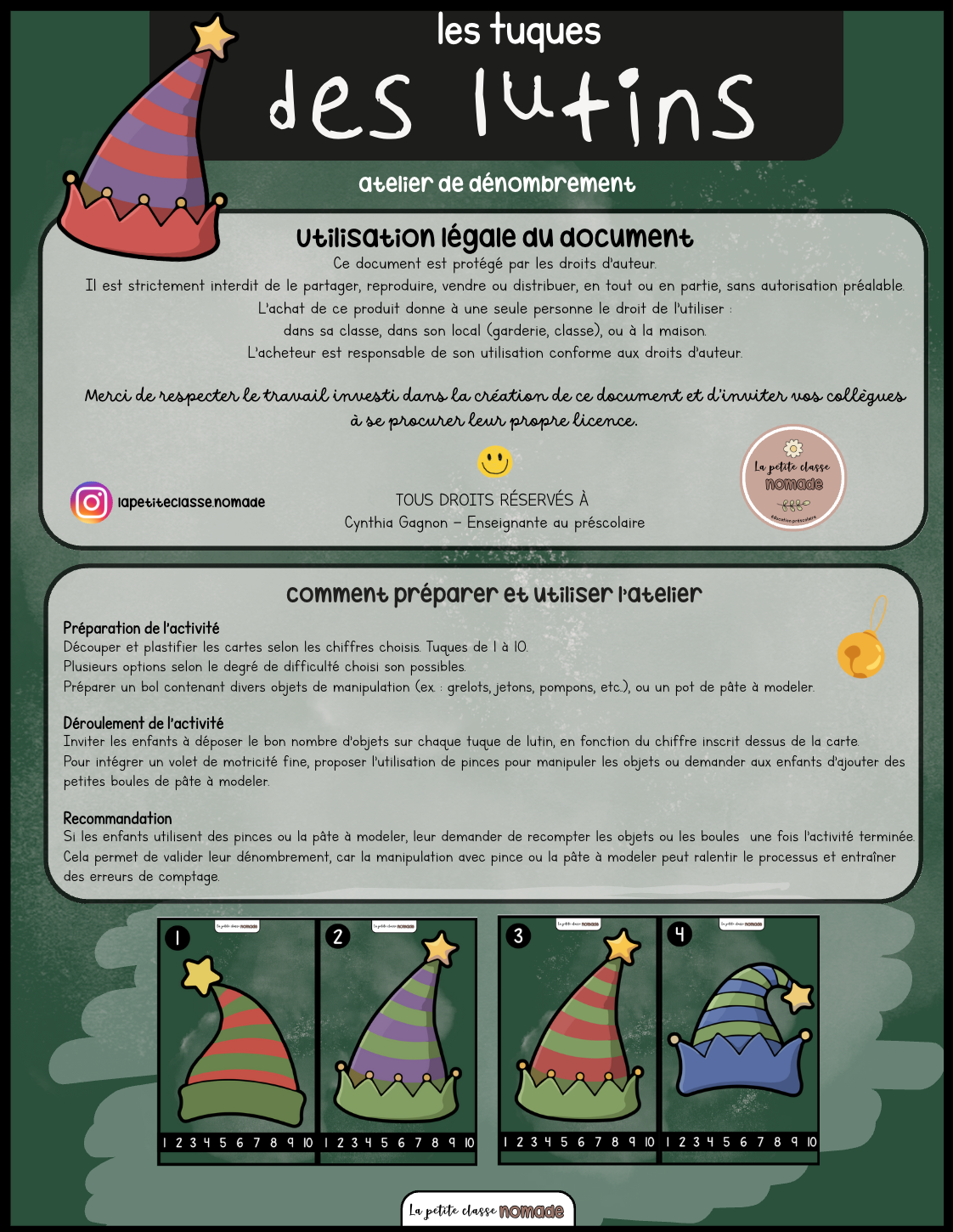 Atelier - Les tuques des lutins