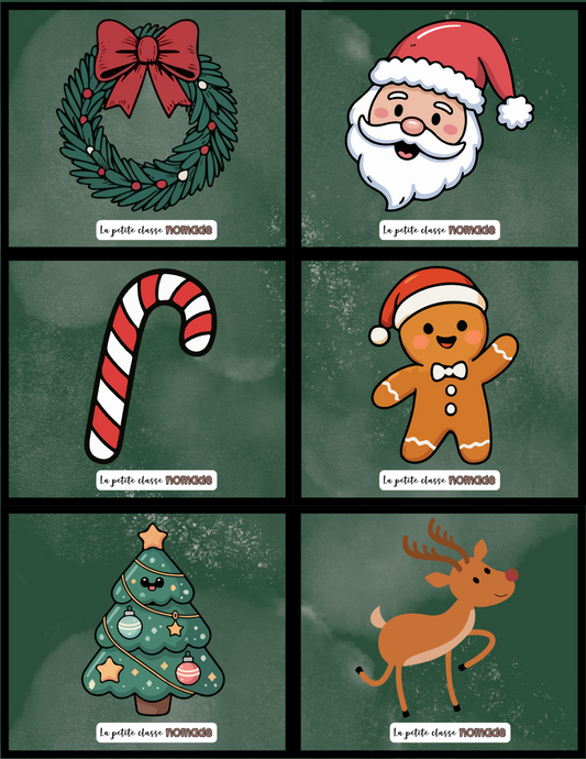 Jeu de mémoire de Noël