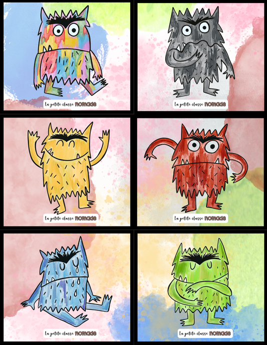 Jeu de mémoire - La couleur des émotions