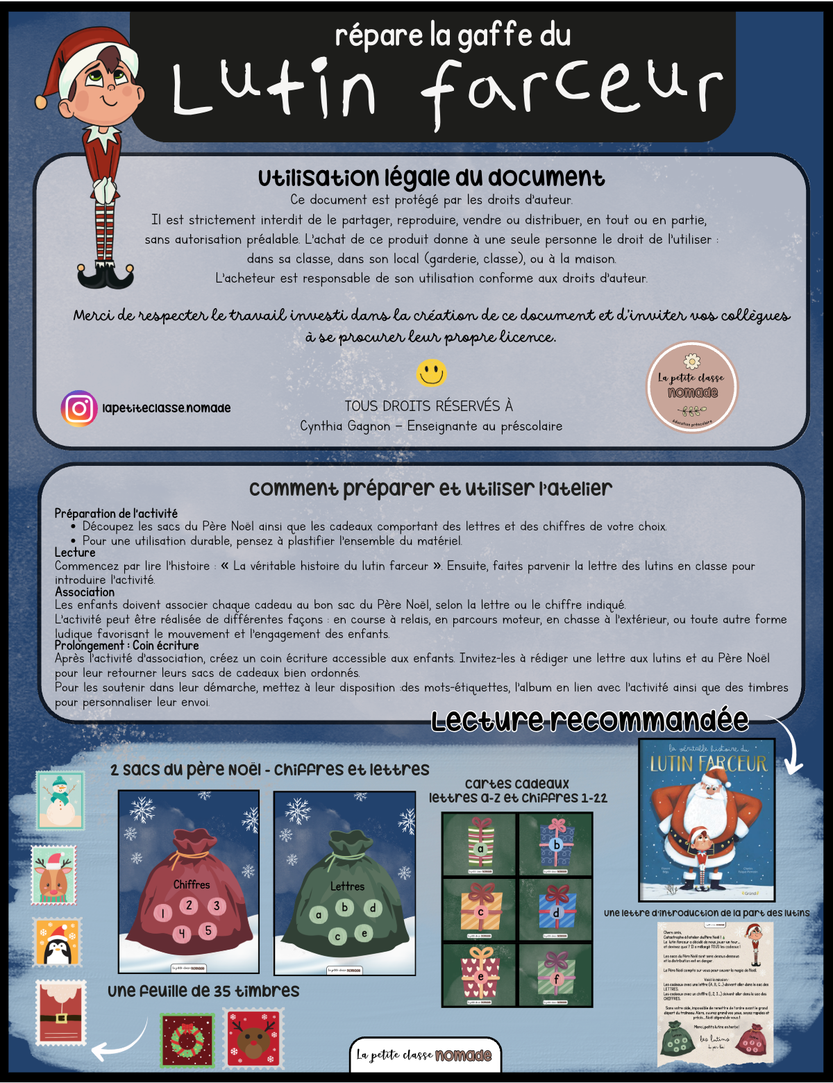 Répare la gaffe du lutin farceur – La petite classe nomade