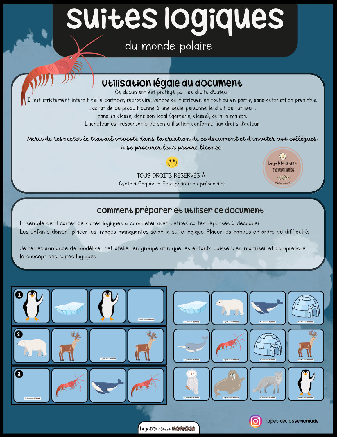Atelier - Suites logiques monde polaire