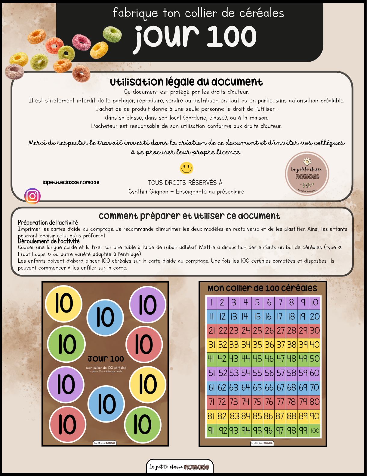 Fabrique ton collier de céréales