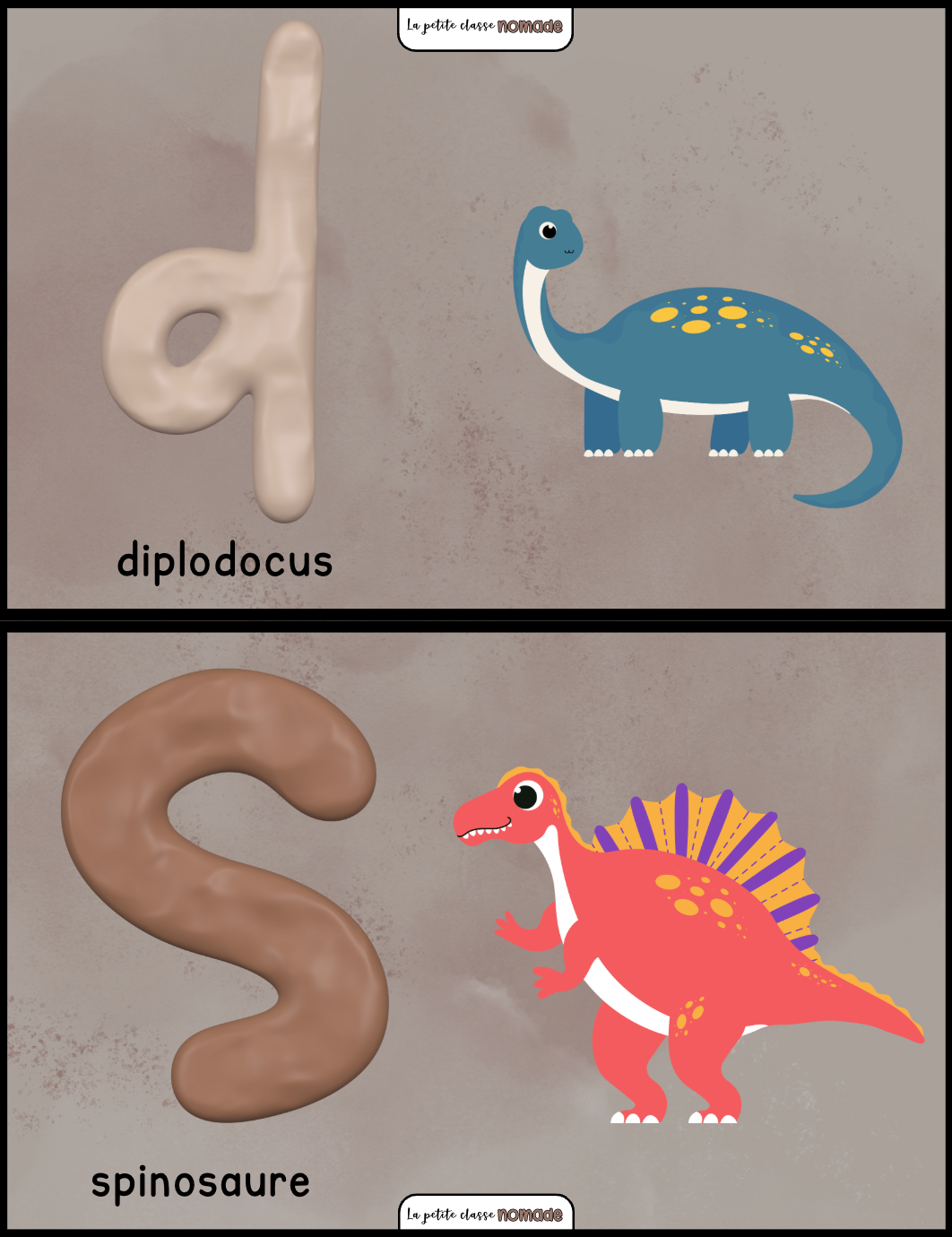 Atelier - Son initial et pâte à modeler - Les dinosaures