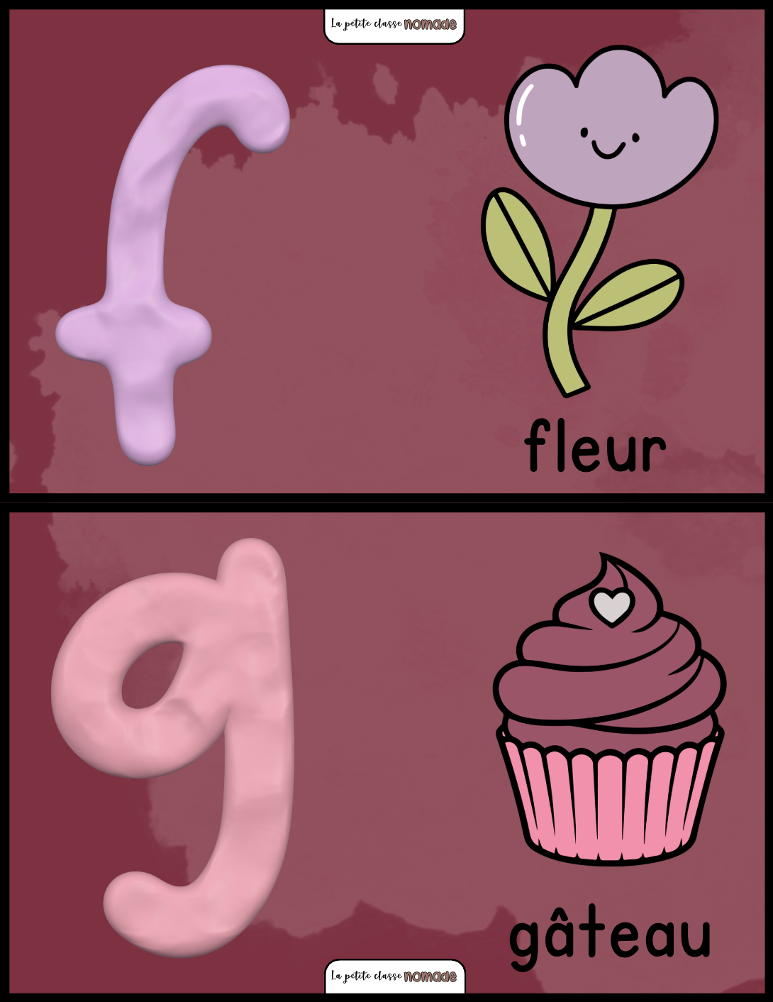 Atelier - Lettres et son initial et pâte à modeler - St-Valentin