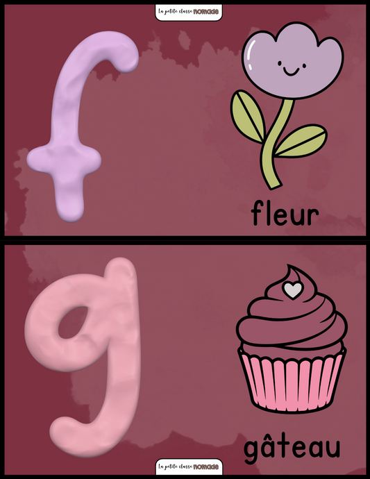 Atelier - Lettres et son initial et pâte à modeler - St-Valentin