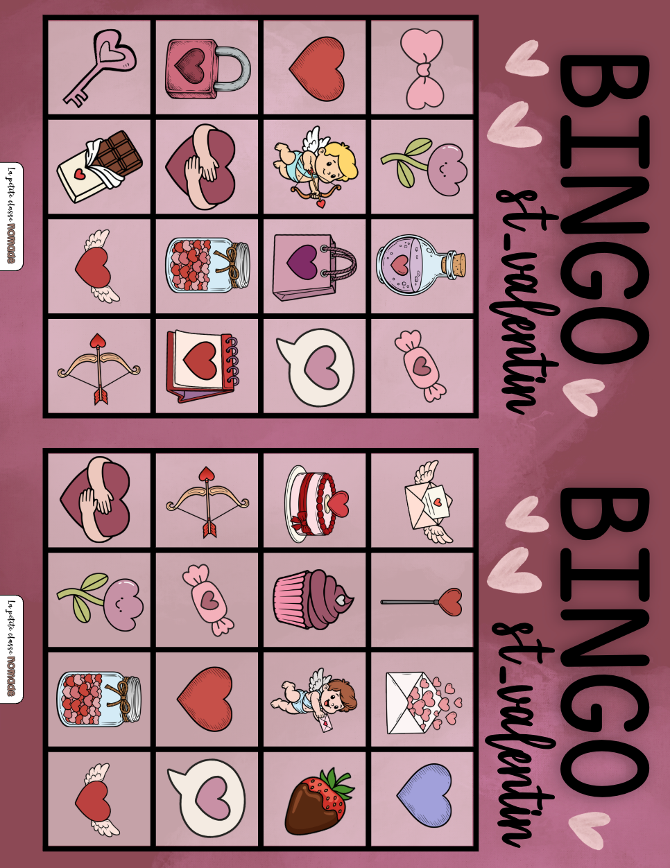BINGO - St-Valentin