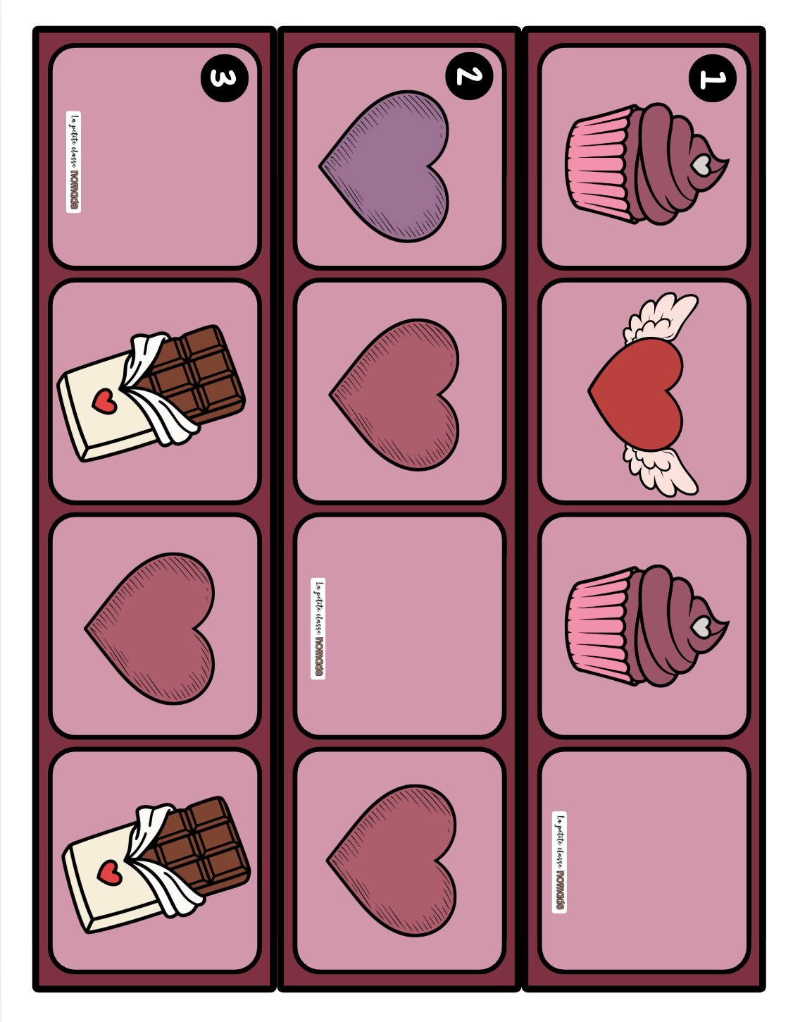 Atelier - Suites logiques - St-Valentin