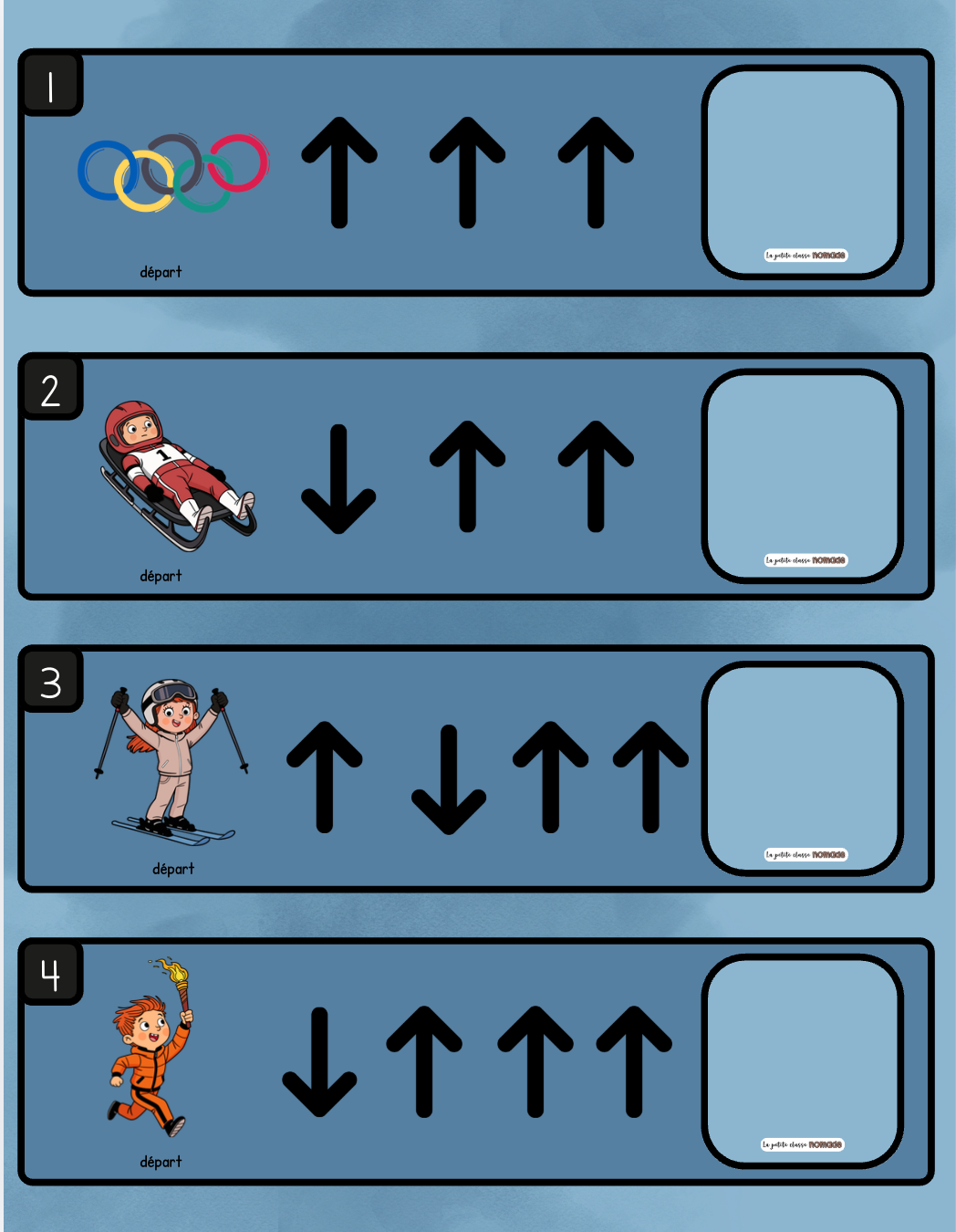 Atelier - Jeu de directions Olympiques