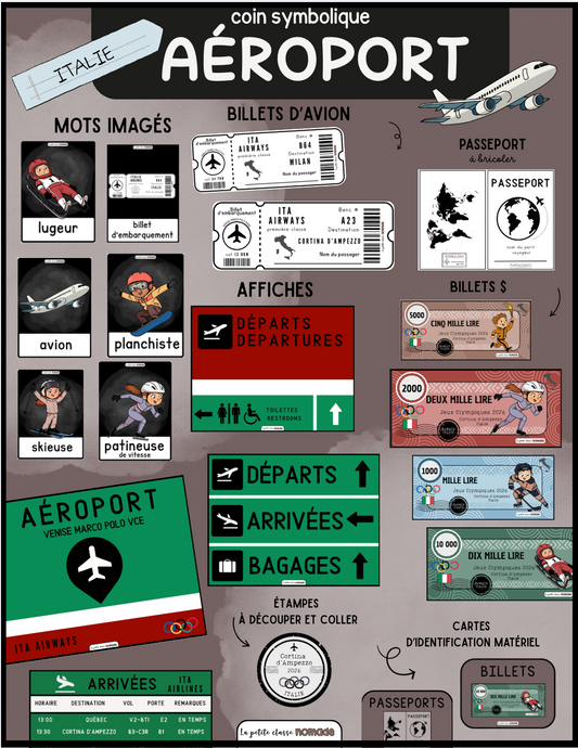 Coin symbolique - Aéroport Olympiques