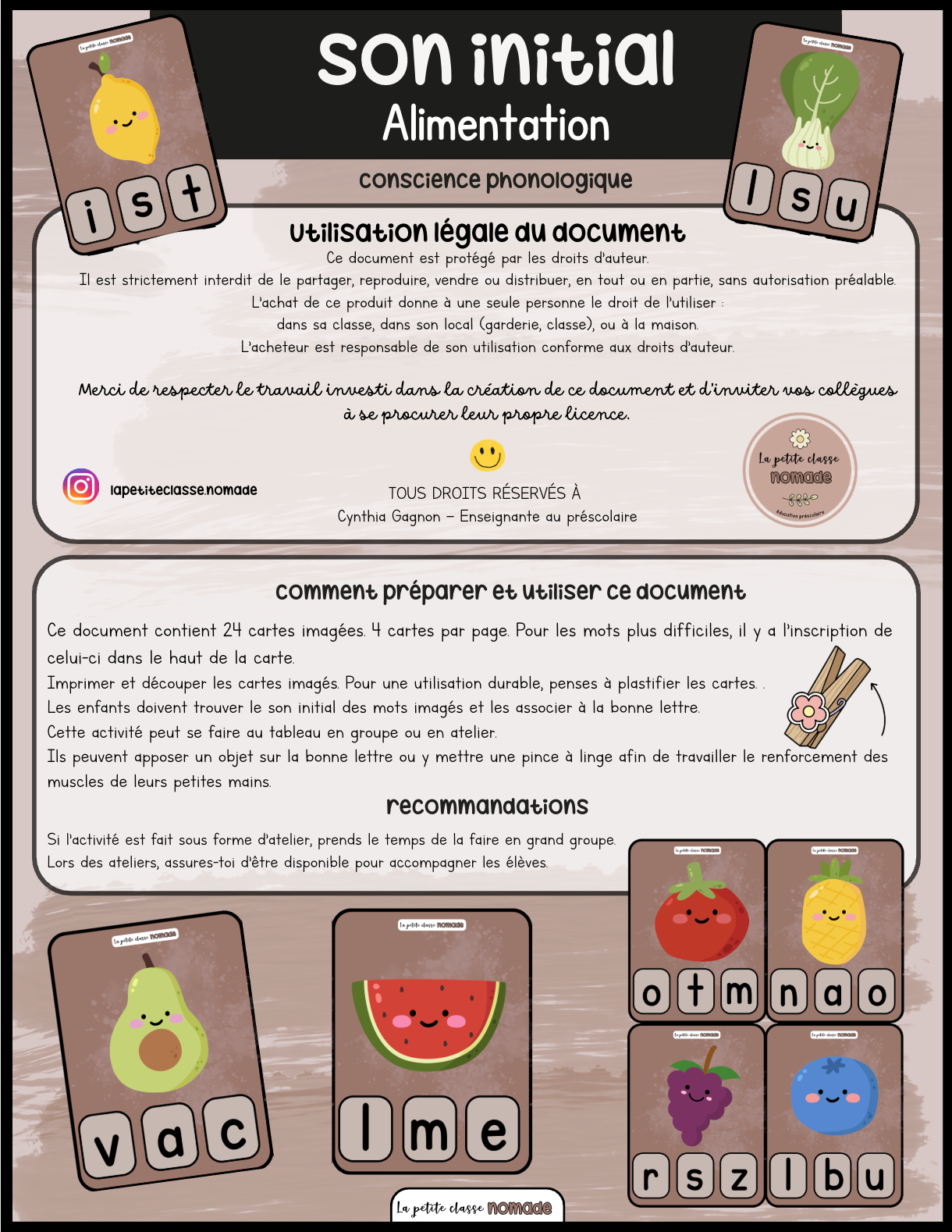 Cartes son initial - Alimentation