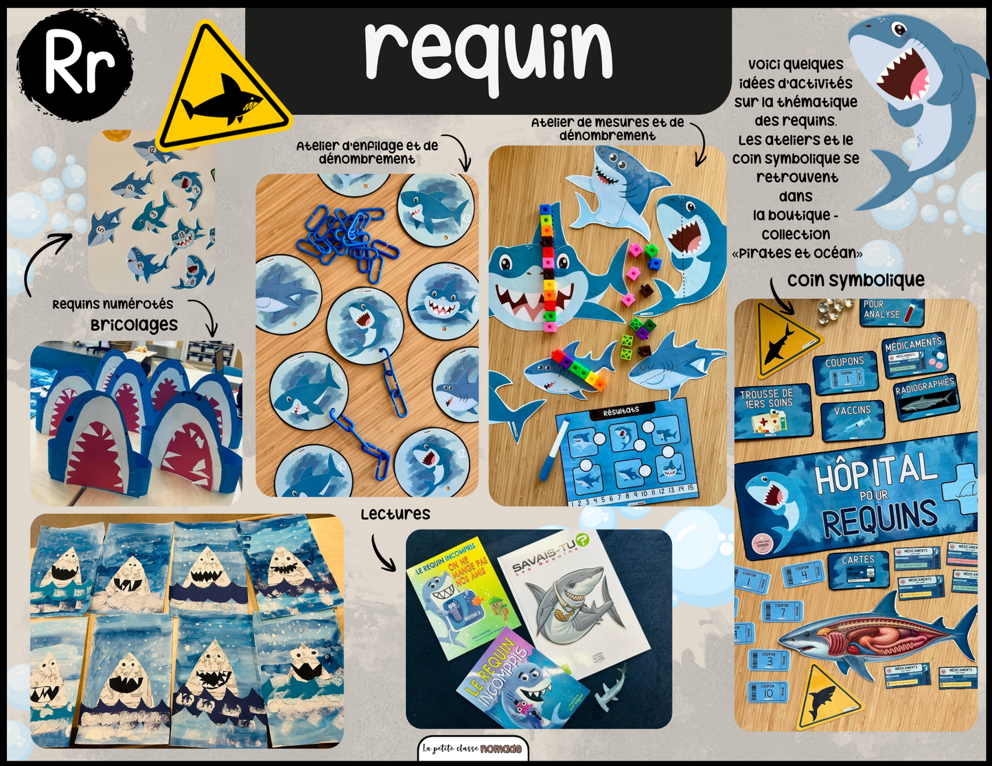 Lettre Rr - Requin