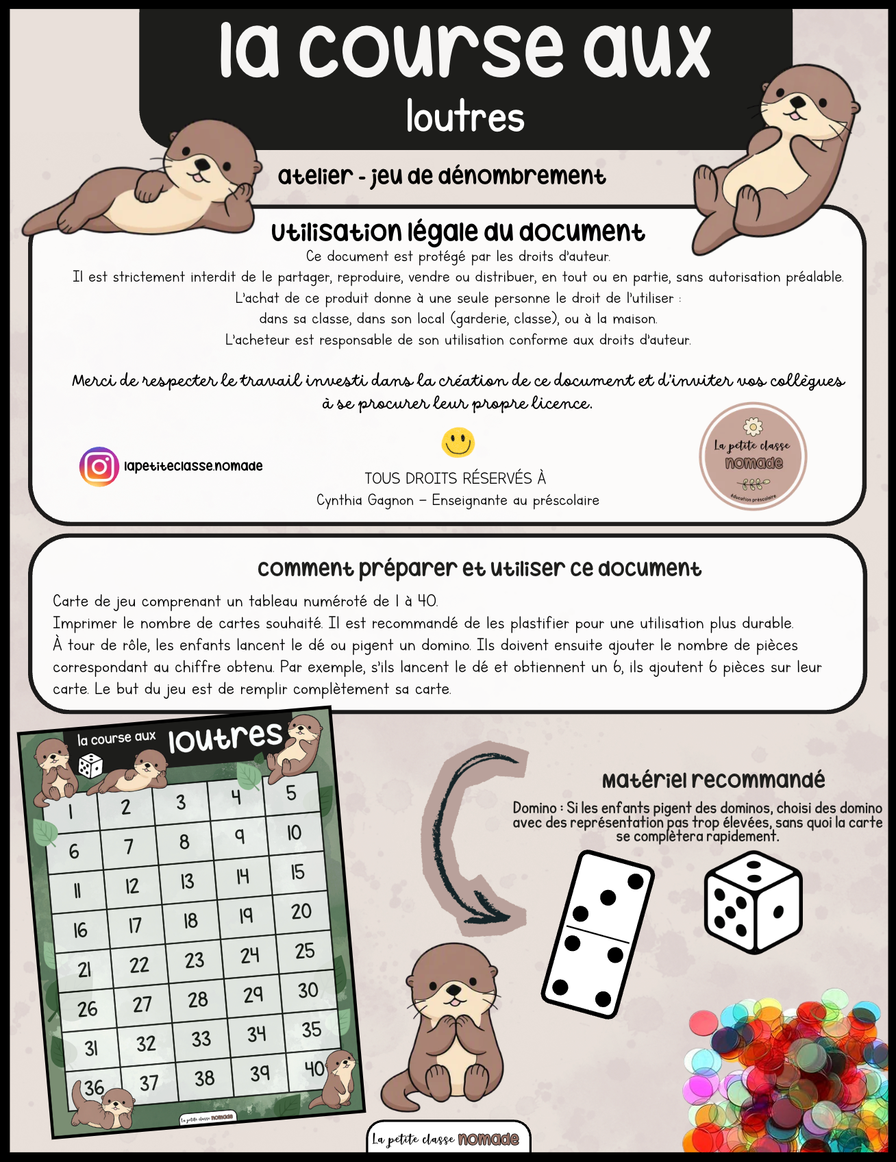 La course aux loutres