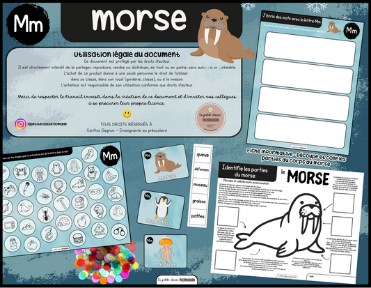Lettre Mm - Morse