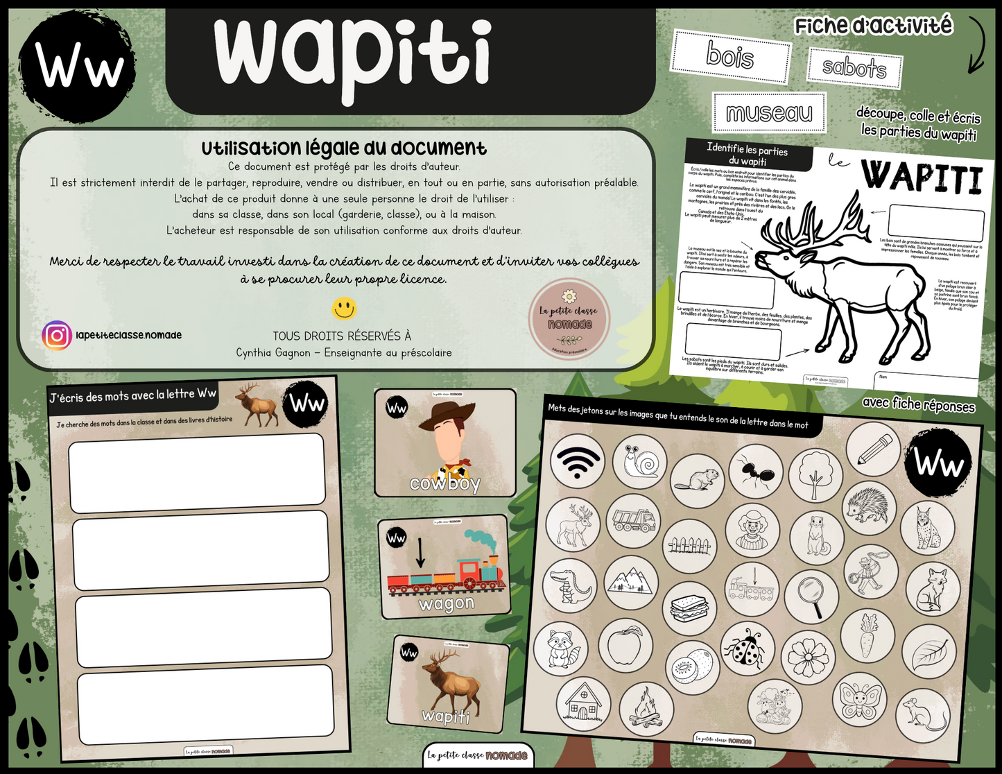 Lettre Ww - Wapiti