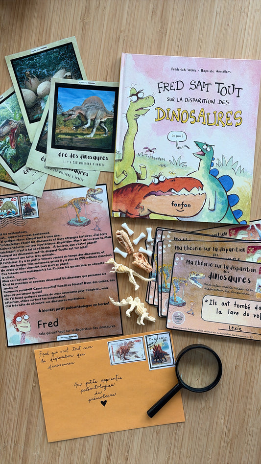 Activité littérature : Fred qui sait tout sur la disparition des dinosaures