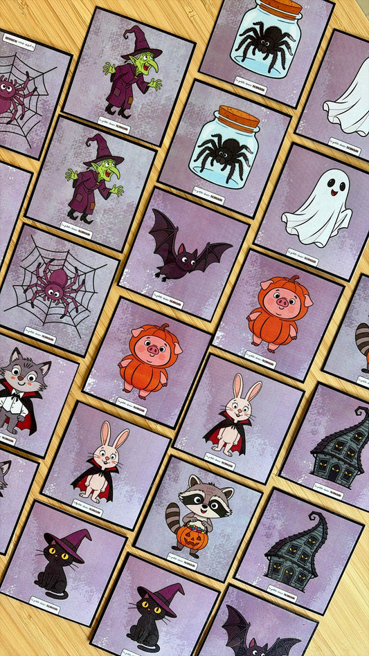 Jeu de mémoire - Halloween