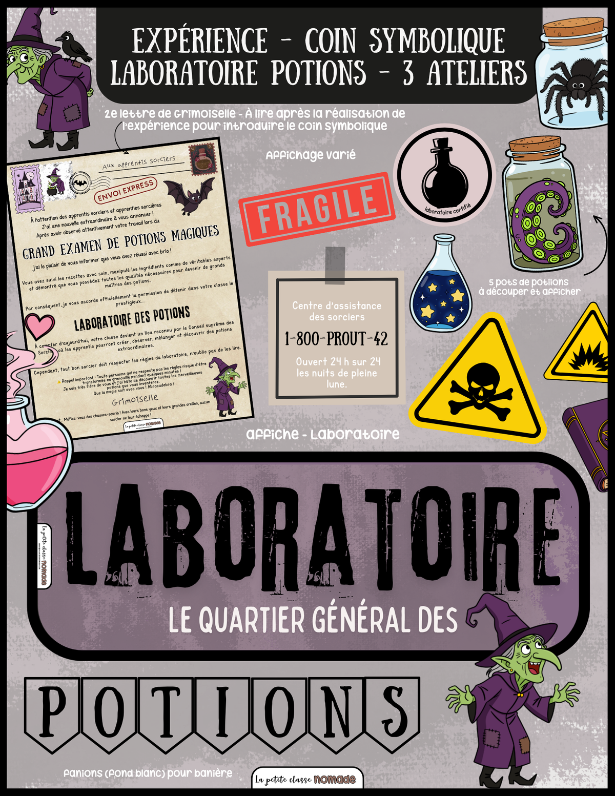Expérience - Coin symbolique - 3 ateliers