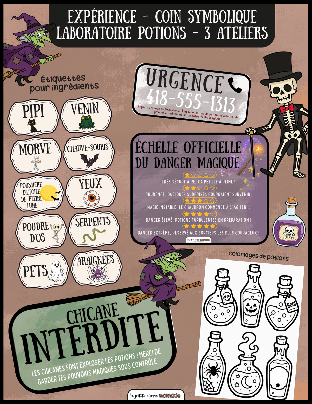 Expérience - Coin symbolique - 3 ateliers