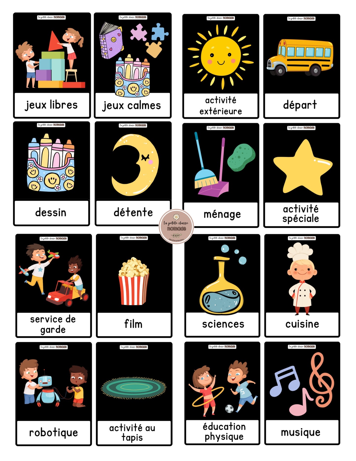 Menu du jour et Séquence individuelle
