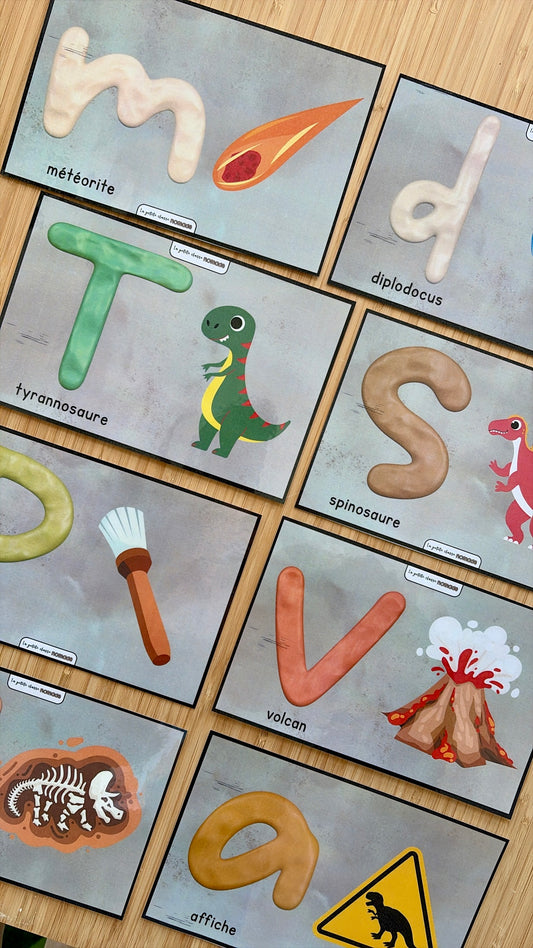 Atelier - Son initial et pâte à modeler - Les dinosaures