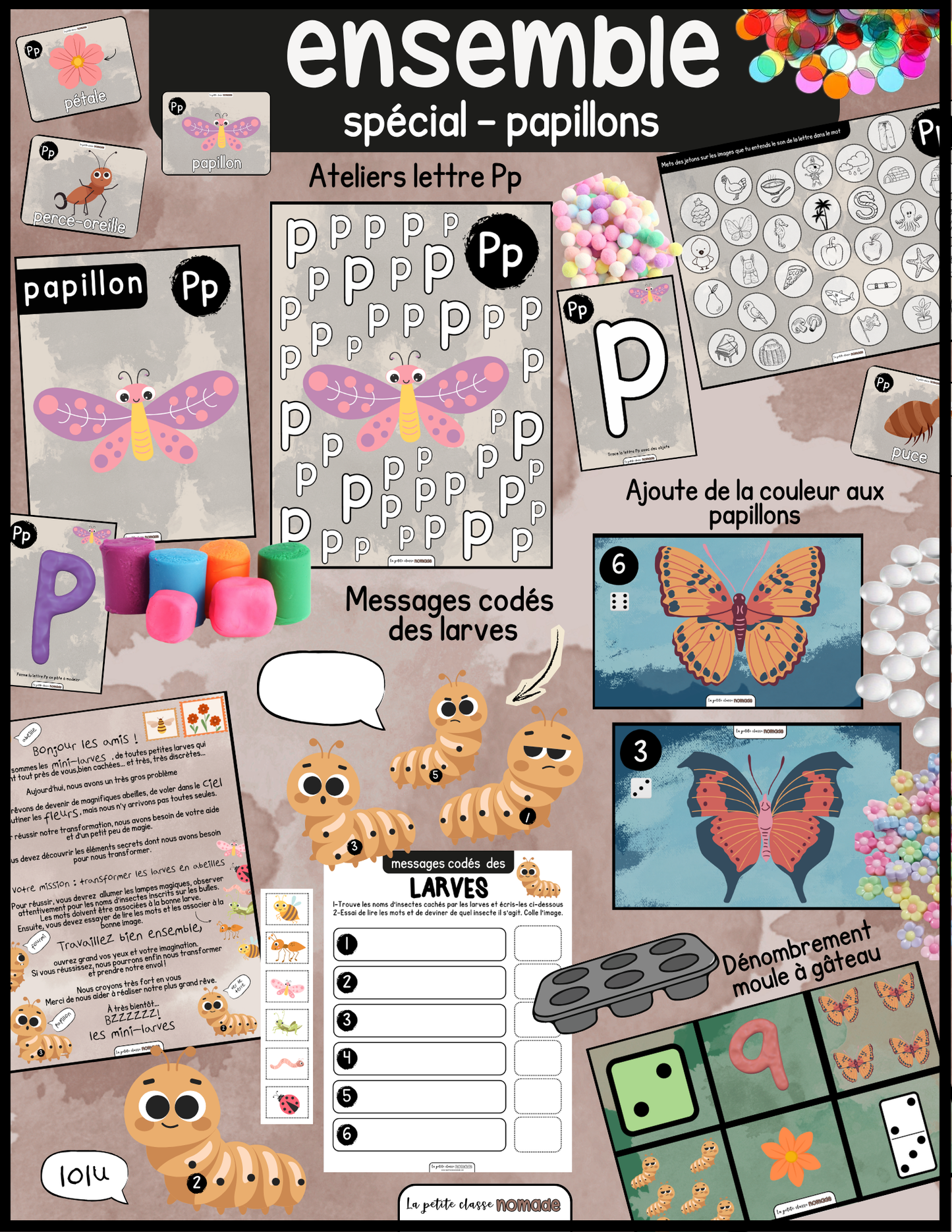 Ensemble spécial papillons
