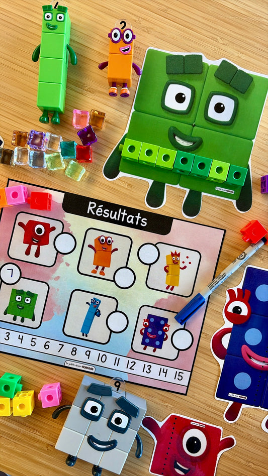 Atelier de mesures - Numberblocks