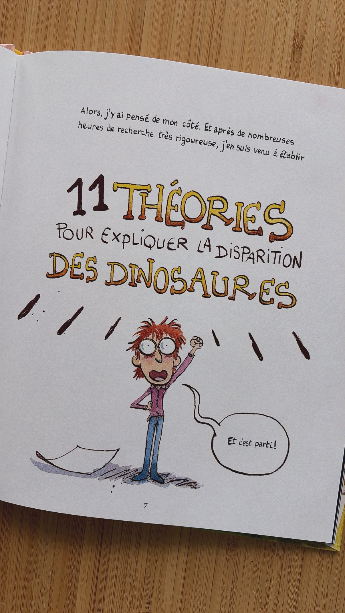Activité littérature : Fred qui sait tout sur la disparition des dinosaures