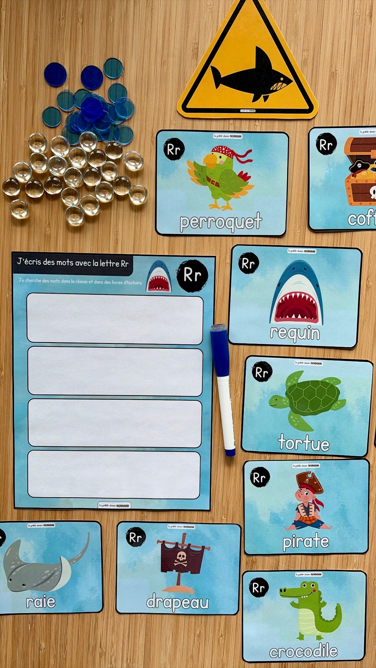 Ensemble - Ateliers de lettres thématique Pirates - Cc, Mm, Pp, Rr, Nn