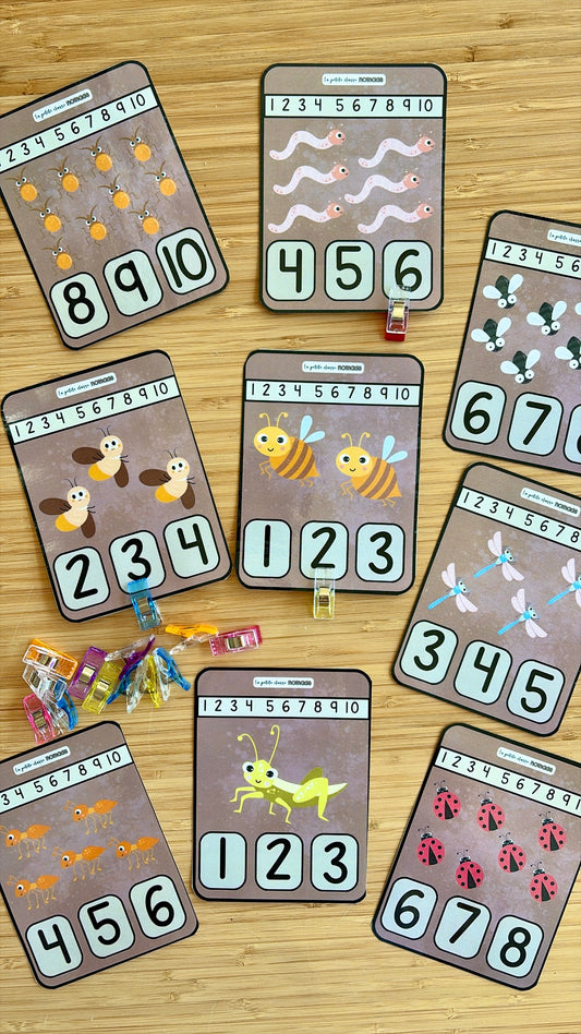 Cartes - Compte les insectes