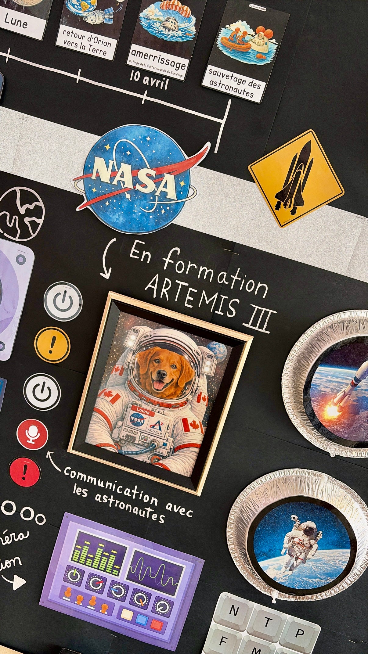 Coin symbolique - Espace et mission Artemis II