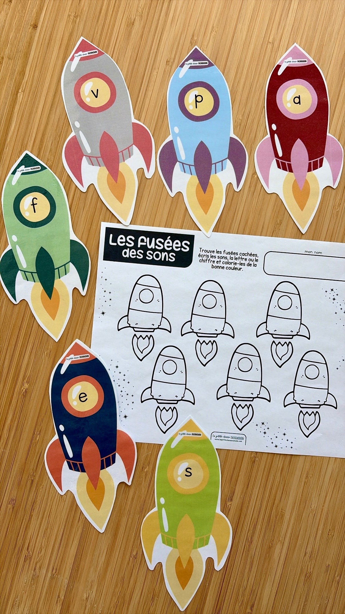 Ensemble - Ateliers de lettres thématique Espace - Aa, Ff, Tt, Ss, Gg