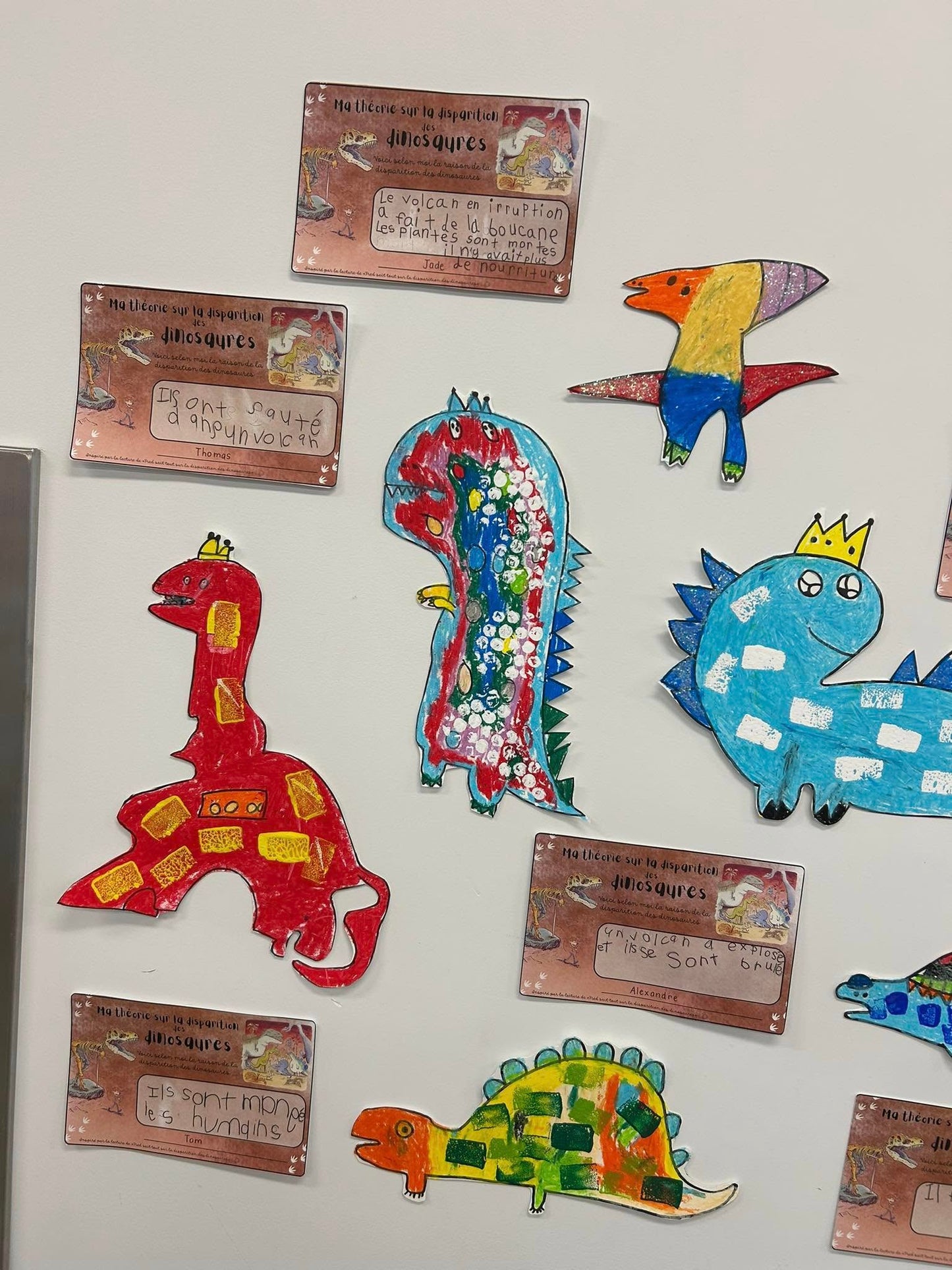 Activité littérature : Fred qui sait tout sur la disparition des dinosaures