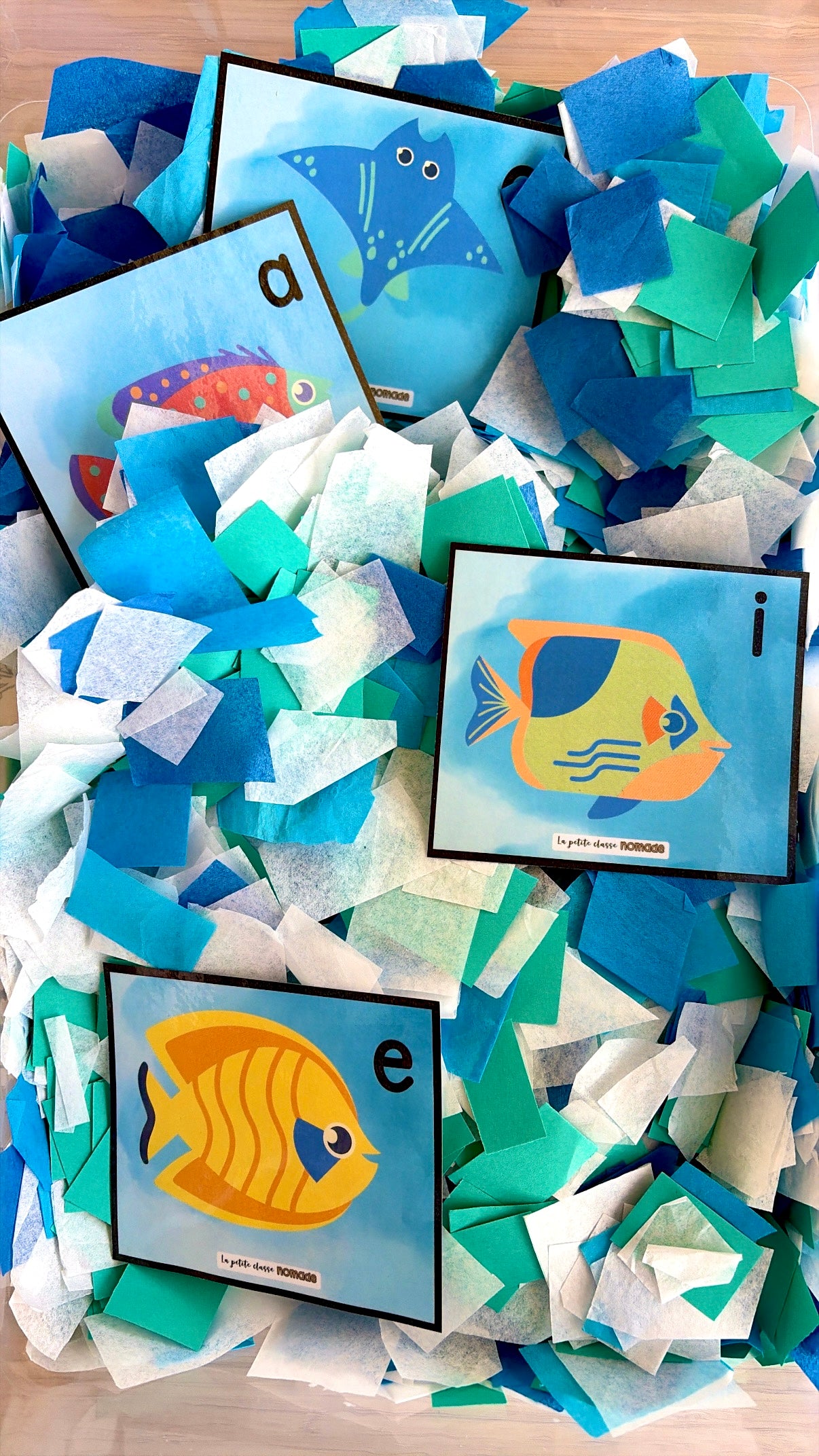 Atelier - Pêche aux lettres - Pirates et océan