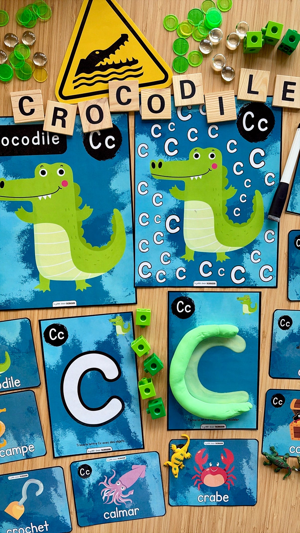 Ensemble 10 activités/ateliers - Crocodiles