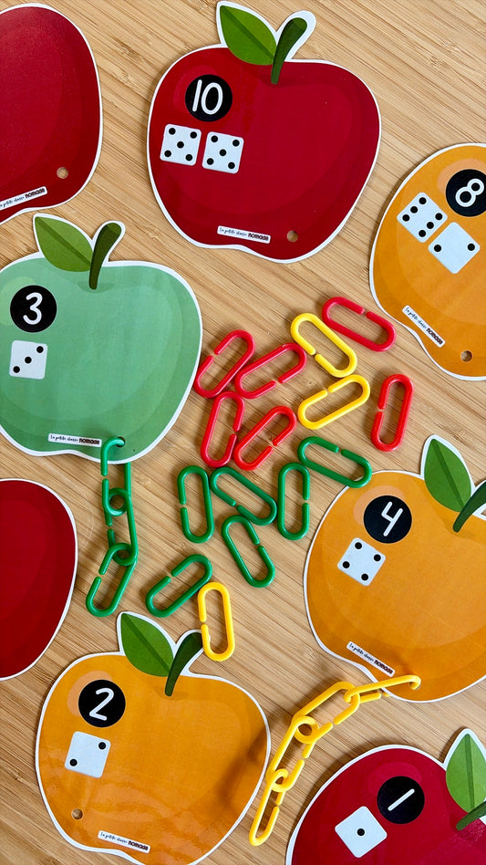 Enfile les chaines - Les pommes