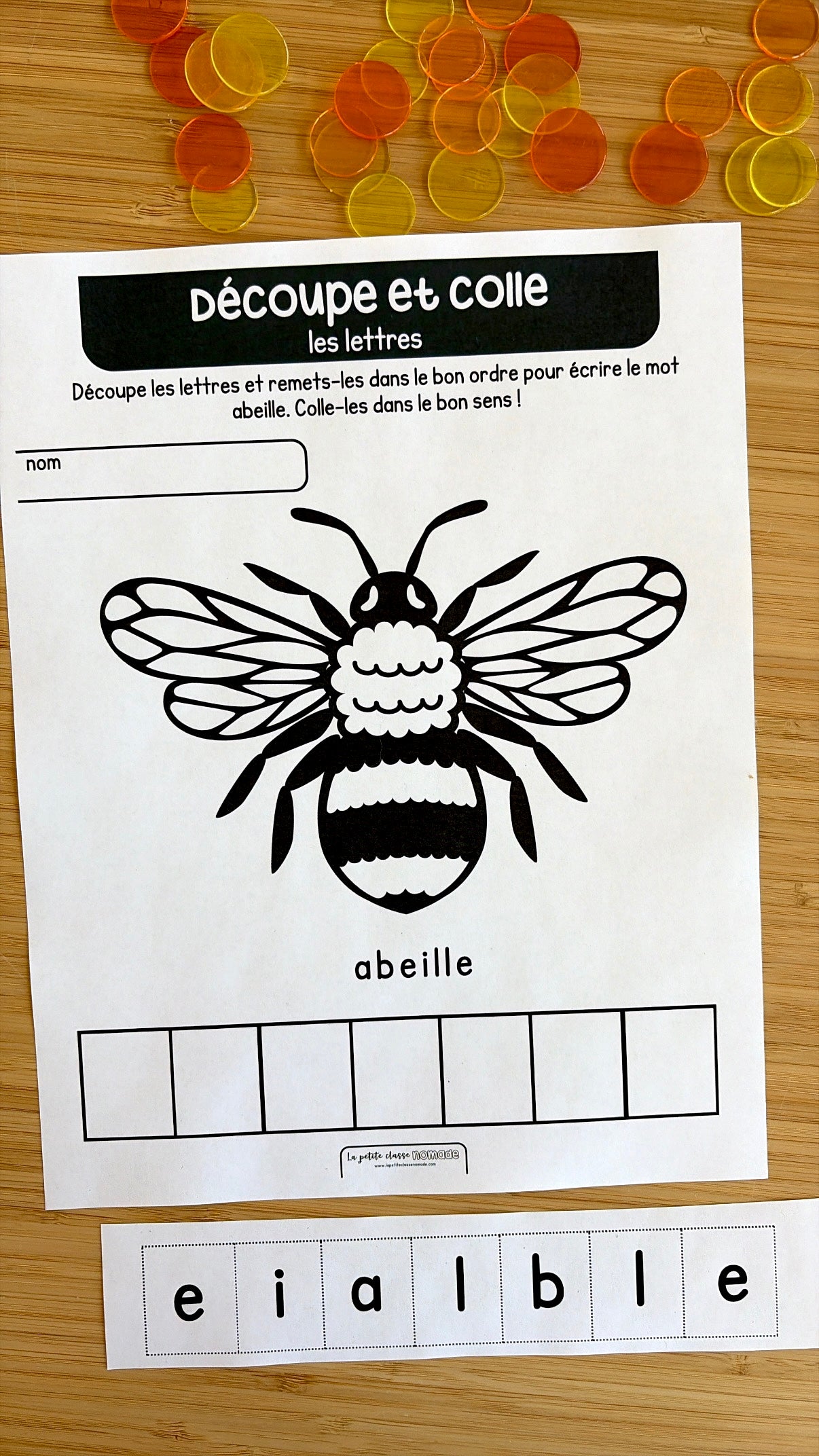 Ensemble - Ateliers de lettres thématique Insectes - Pp, Cc, Ll, Ff, Aa