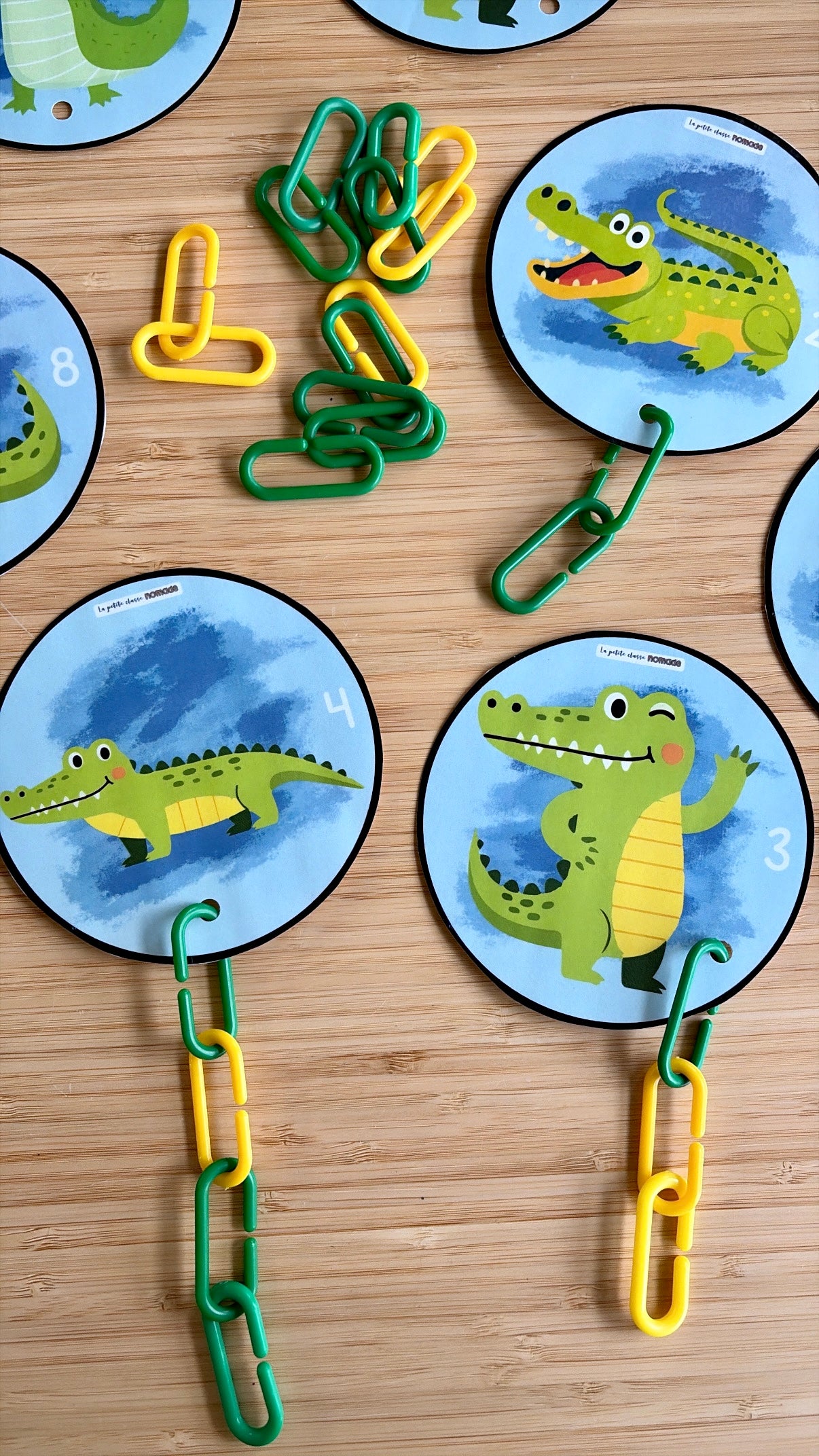 Ensemble 10 activités/ateliers - Crocodiles
