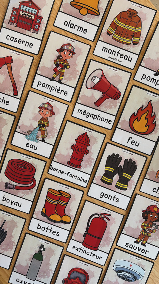 Mots imagés - Les pompiers